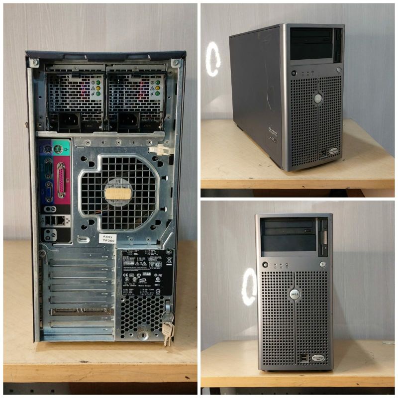 Server Dell Poweredge1800 Smm01Intel Xeon 2.8 Ghz Ram 4gb Ddr2 Hdd 73GB X2  Murah Bergaransi