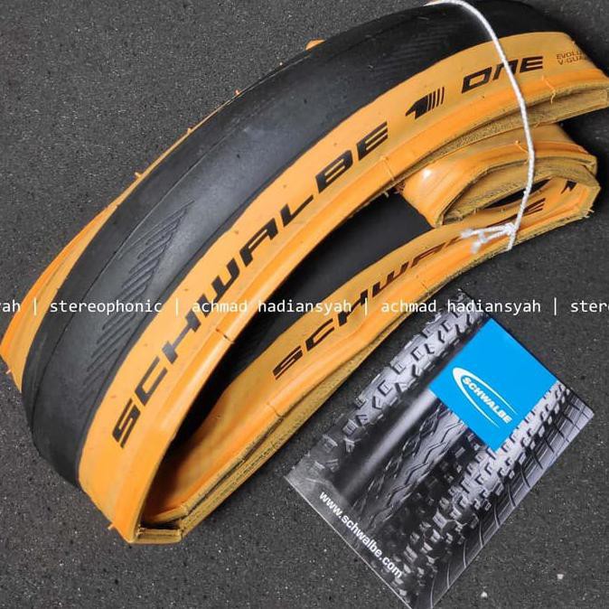 Ban Luar Schwalbe One 16 Brompton Ban Seli 16 inch Tan