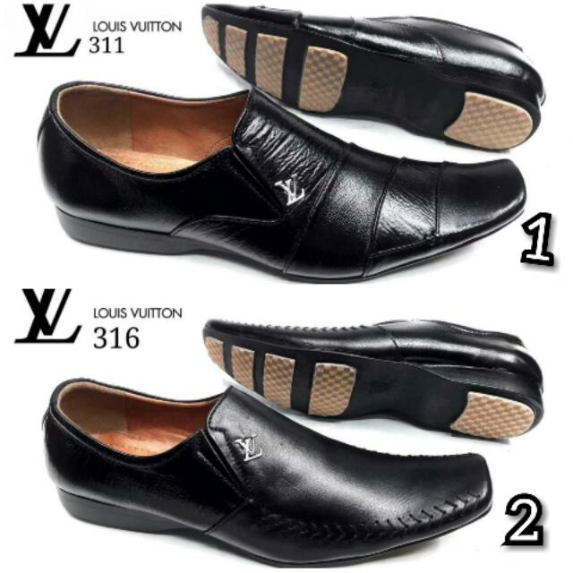 SEPatU PantofeL KuliT Pria Louis VuiTton Formal kerja pesta undangan pernikahan dan acara Resmi Lain