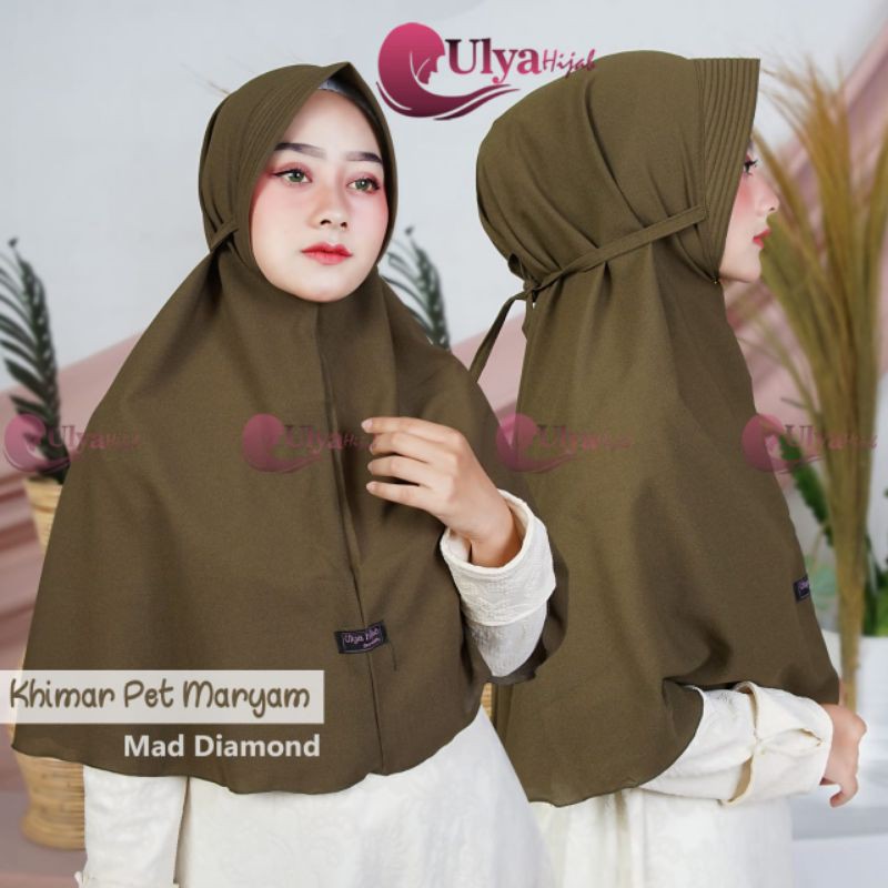 Jilbab Simple Pet Maryam tali By Ulya Hijab
