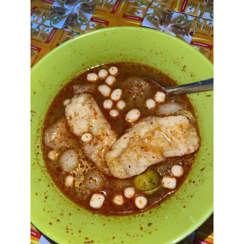 

bakso aci varian kuah tomyum enak dan gurih murah