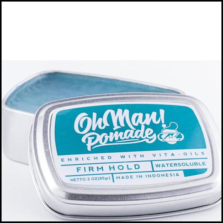 MANJUR POMADE OH MAN NUTRI BLUE WATERBASED FIRM HOLD GRATIS SISIR