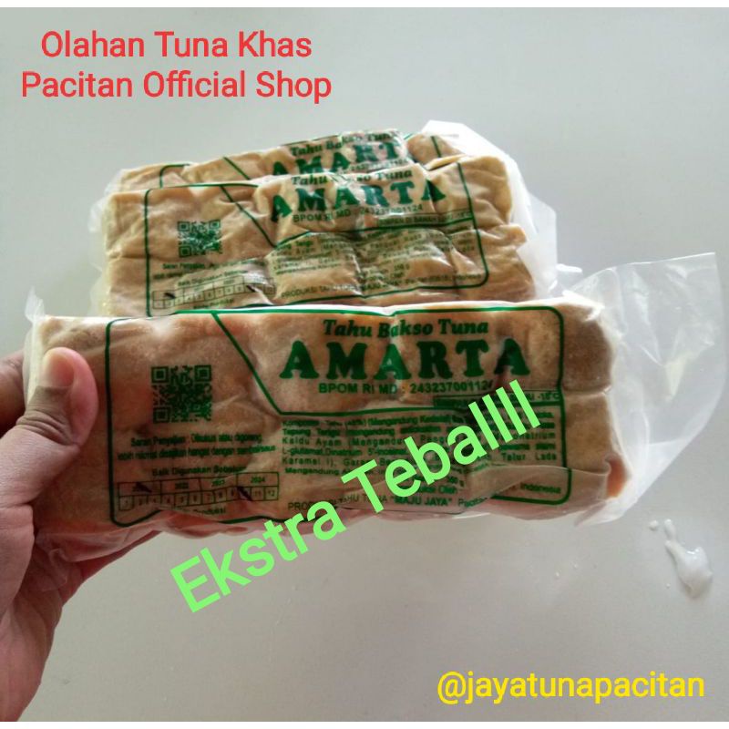 

Tahu Tuna Pacitan | AMARTA | Ekstra Tebal | oleh oleh khas pacitan | frozen food