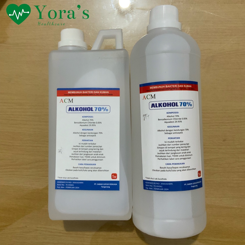 Alkohol 70% 1 Liter ACM