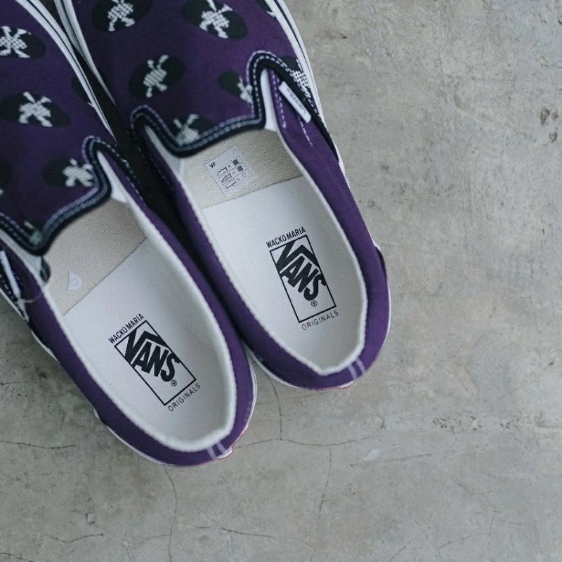 Vans Vault Slip On OG X Wacko Maria Print Purple