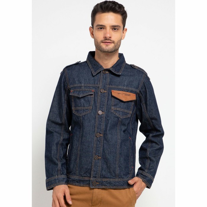 CARDINAL - JACKET JEANS PRIA ORIGINAL - Basic Denim Jacket