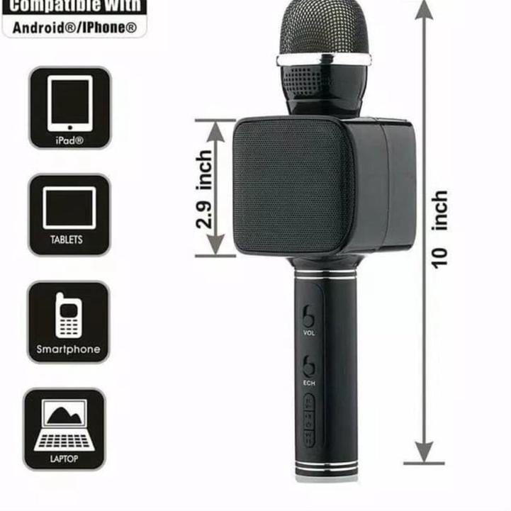 ☆ Mic karaoke bluetooth ORIGINALYSD 68 Microphone bluetooth karaoke / Mix YS68 /Mic Bluetooth YSD 68