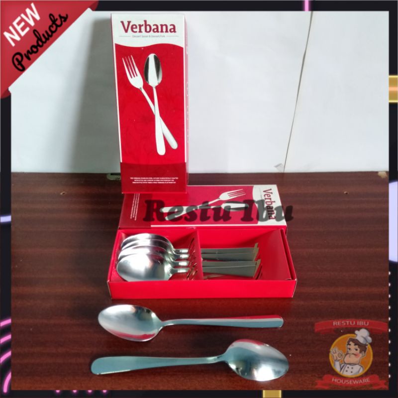 sendok makan PREMIUM SUJEO stainless steel tebal verbana muliya sendok hotel restoran DS01  (MIRROR 