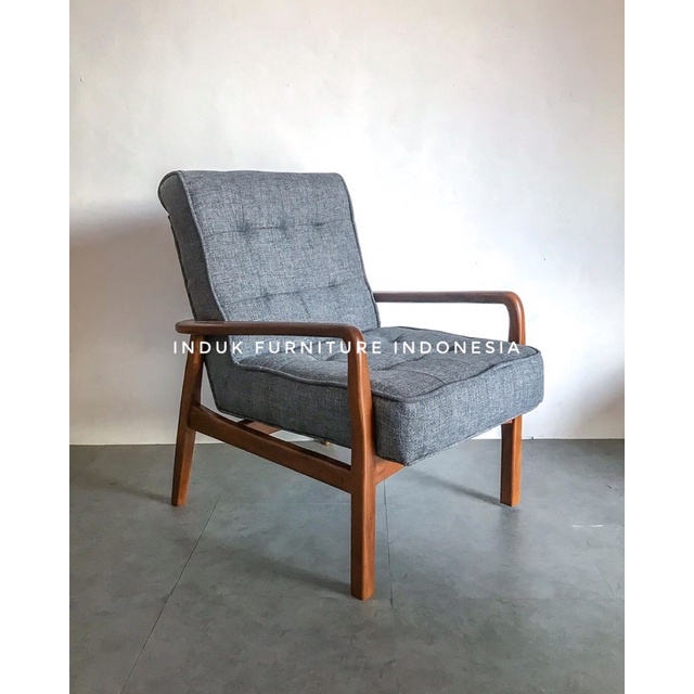 SINGLE CHAIR MINIMALIS TERBARU.kursi santai (kursi baca)