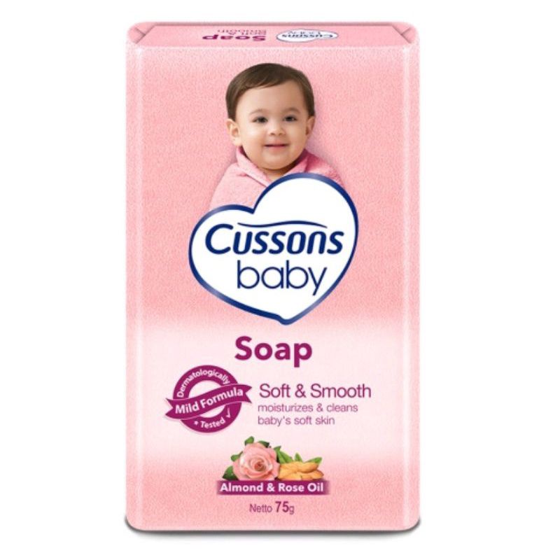 CUSSONS BABY SOAP MILD&amp;GENTLE/SOFT&amp;SMOOTH/FRESH&amp;NOURISH 75GR