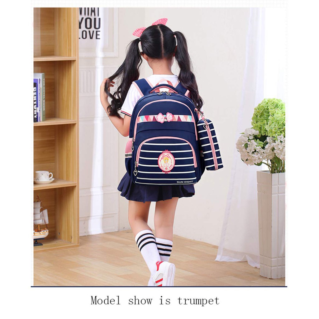 TAS RANSEL ANAK SEKOLAH Back Pack Double Pola Tribal Fashion Cewek