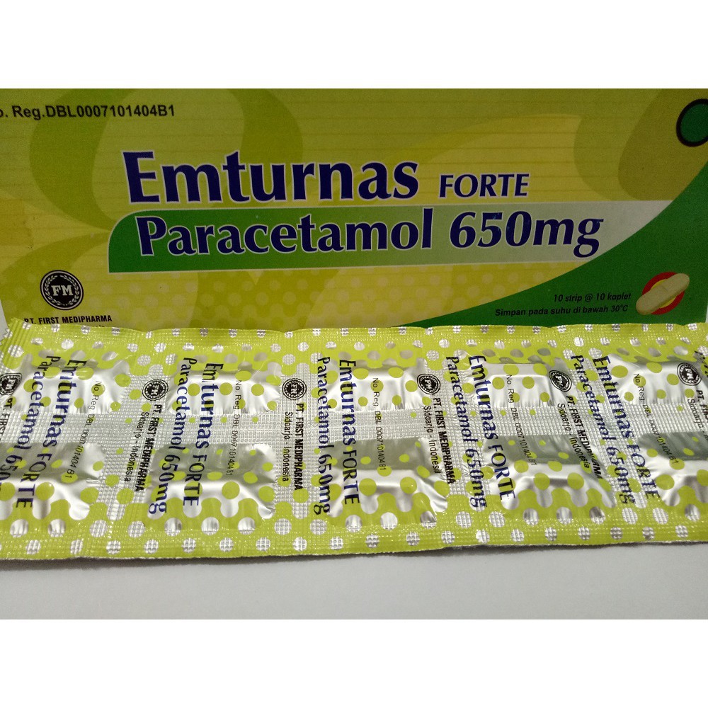 EMTURNAS FORTE / PARACETAMOL 650MG