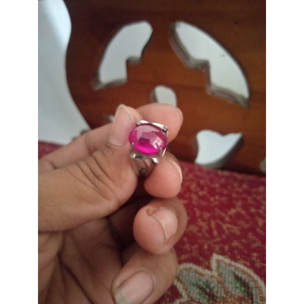 Batu Ruby/Merah Delima Asli 100%