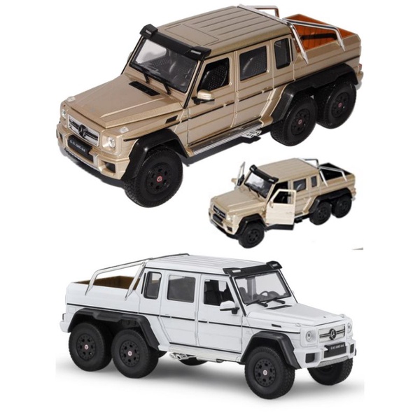 DIECAST Mercedes-Benz G 63 AMG 6×6 Skala 1:24 Welly