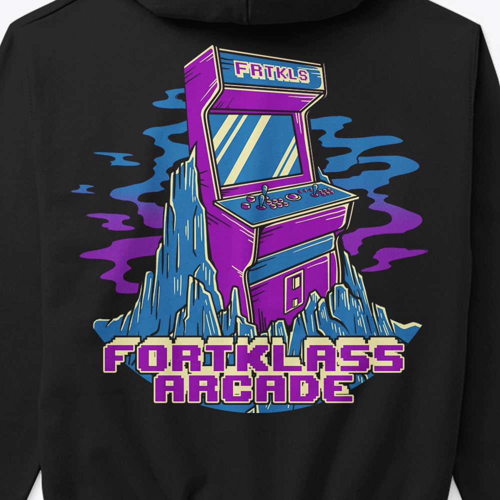 FORTGLASS Arcade Hoodie Premium Pria Lengan Panjang / Sweatshirt unisex By Fortklass