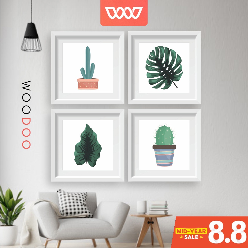 WOODOO - Hiasan Dinding Dekorasi Kamar Tropical Wall Decor - Varian FG