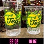 

cup printing starindo cup of tea UK 16 Oz tebal 50 biji