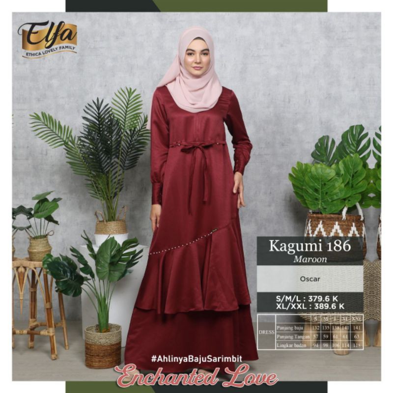 BAJU GAMIS BRANDED / BAJU GAMIS PALING LARIS / BAJU GAMIS ETHICA KAGUMI 186