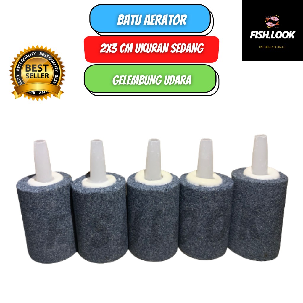 Batu Aerator 2 X 3 CM - Batu Aerator Besar Aerasi - Batu Gelembung Udara