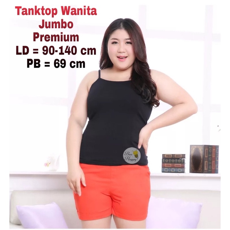 Tanktop Wanita Jumbo Premium / Tank Top Wanita Big Size