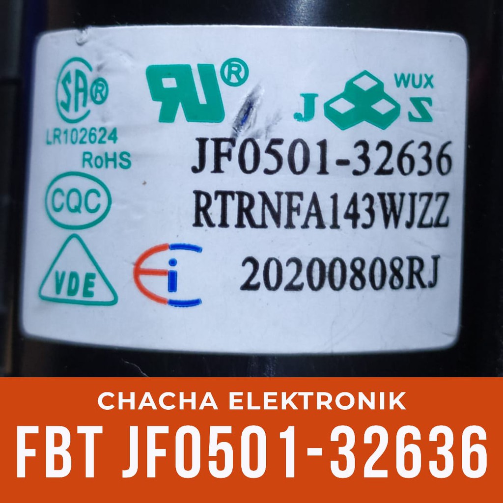 FLYBACK SHARP JF0501 - 32636 FBT FA143 WJZZ ORIGINAL