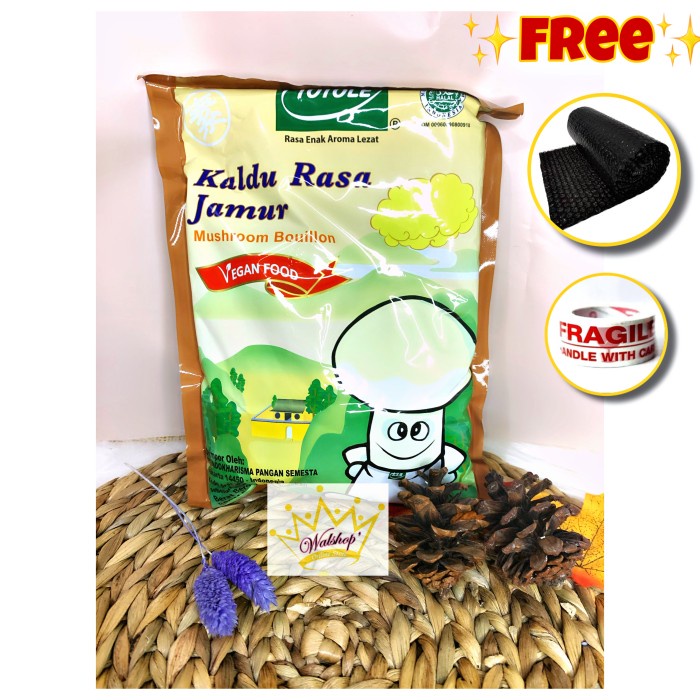 

uuttudd Totole 400Gr Bumbu Penyedap Kaldu Jamur Vegetarian Vegan Food Fsfs201