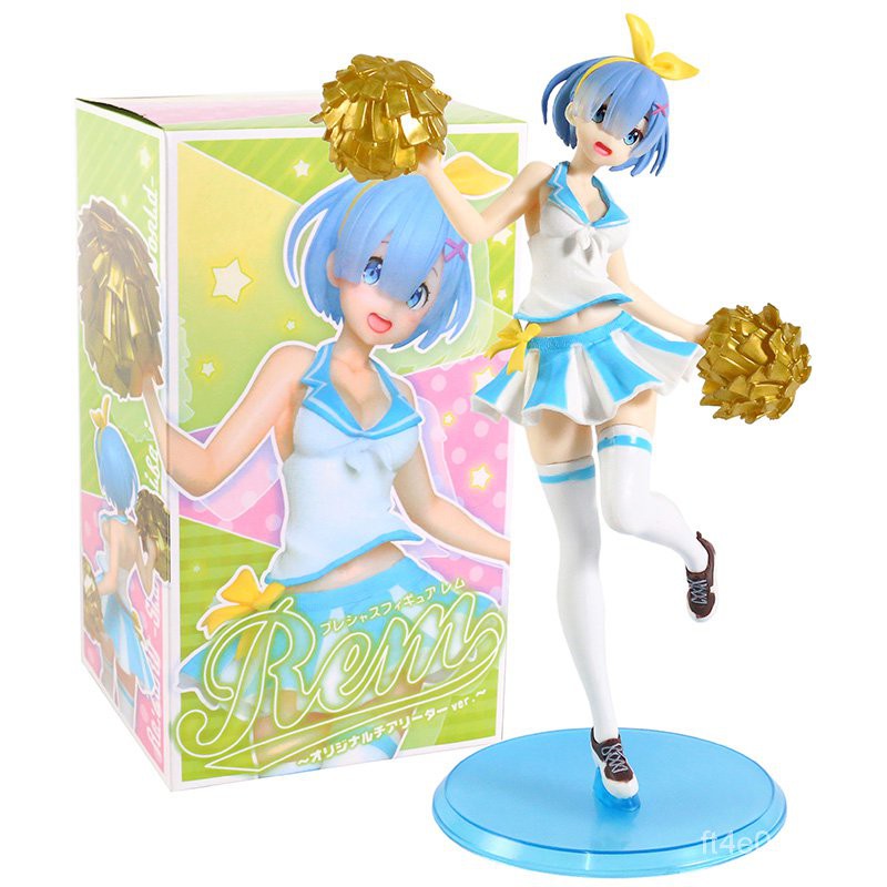 Re:ZERO Rem Cheerleader / Sakura Image / Winter / Wolf and 7 Sheep Ver. PVC Figure Collectible Model