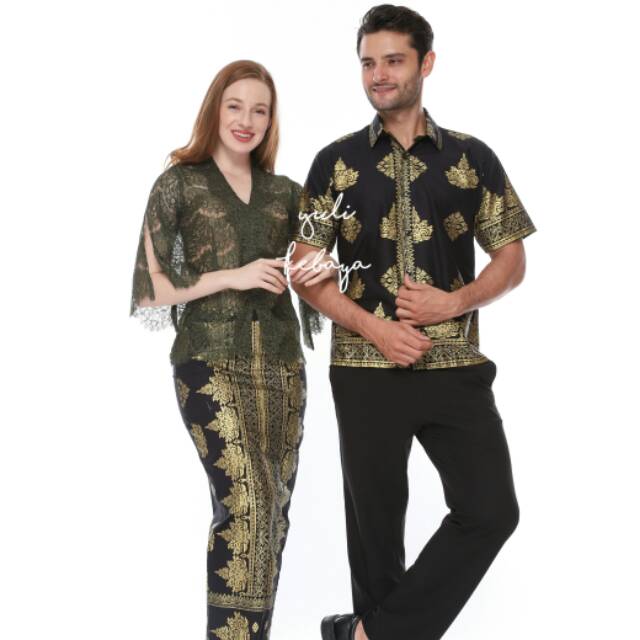 Paket Kebaya Couple ,batik couple | sarimbit batik