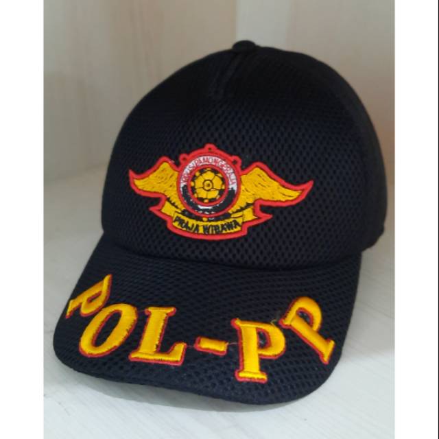 Topi Lapangan SatPol PP Doblemes Hitam