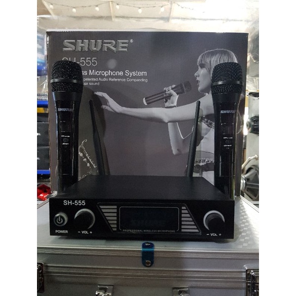 Mic wireless Shure SH 555 plus Koper