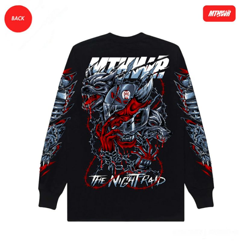 LONG SLEVEE MTHWEAR | THE WOLF | THE NIGHT RAID | ORIGINAL NOT PROSTREET