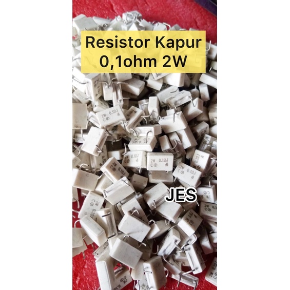 RESISTOR KAPUR 0,1ohm 2W Original