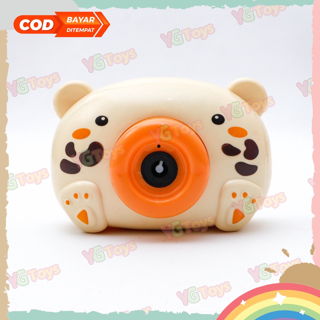 Mainan Anak Bubble Camera Kamera Gelembung Sabun Buble Balon Bubble Gun Edukatif