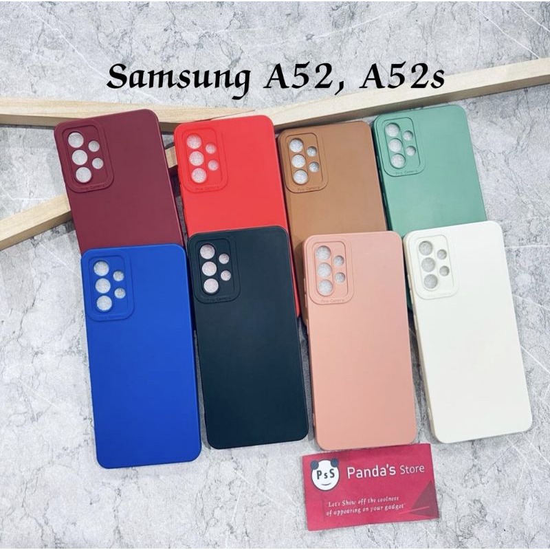 Softcase Pro Camera Samsung A52, A52s 5G Candy Case Full Color 3D Silikon TPU