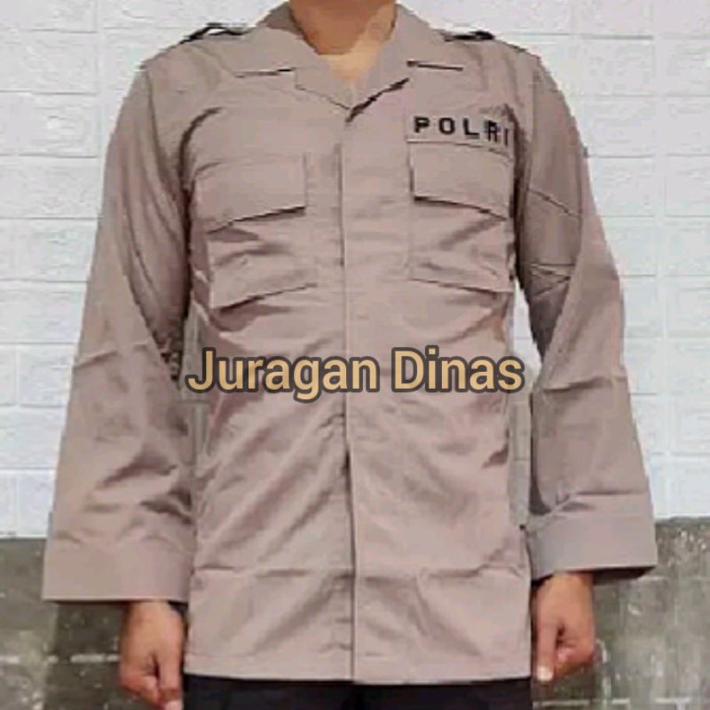 Atasan Baju PDL Hitam/Coklat Jatah POLRI terbaru 2021