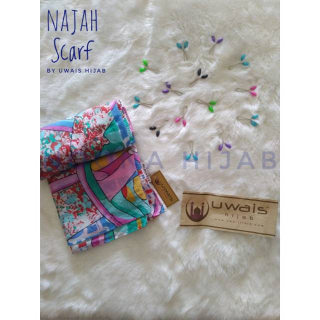 [UwaisHijab] Najah Scarf uk 120x120cm