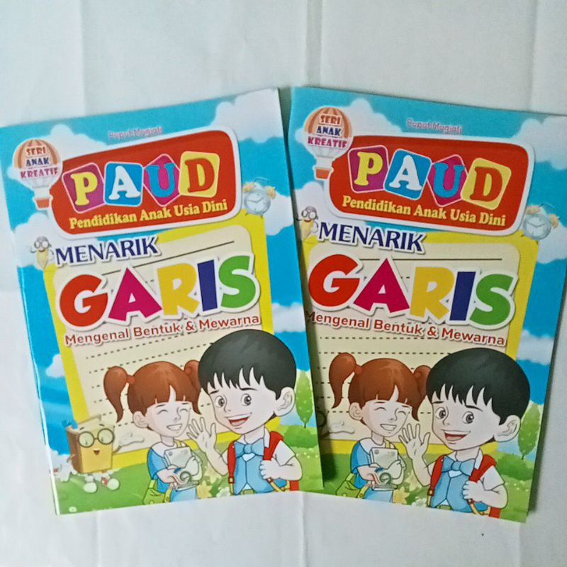Buku paud menarik garis