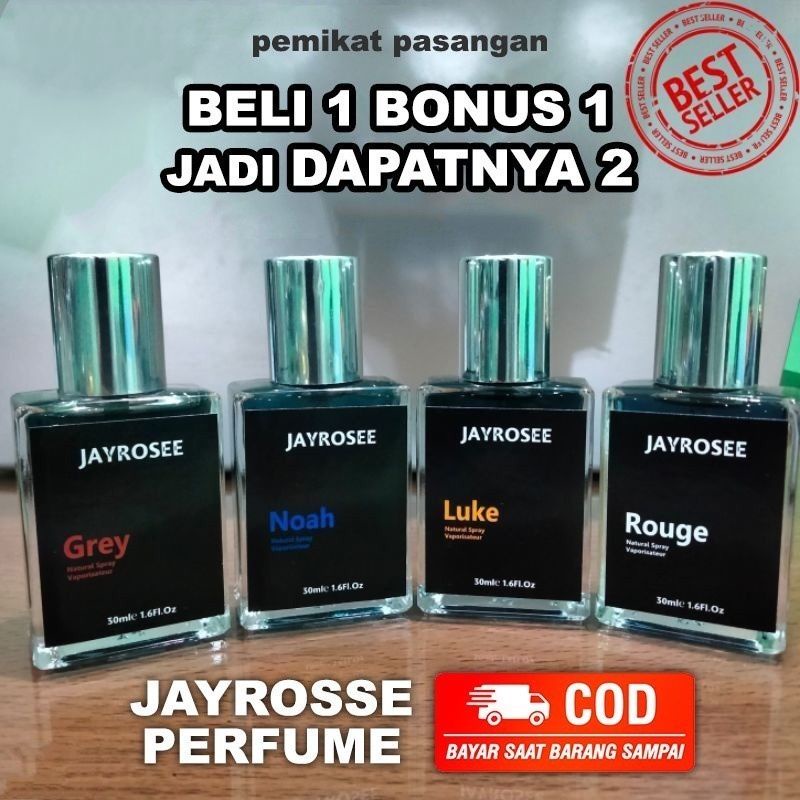 PROMO BELI 1 GRATIS 1 PARFUM GREY JAYROSSE MINYAK WANGI PRIA 30 ML