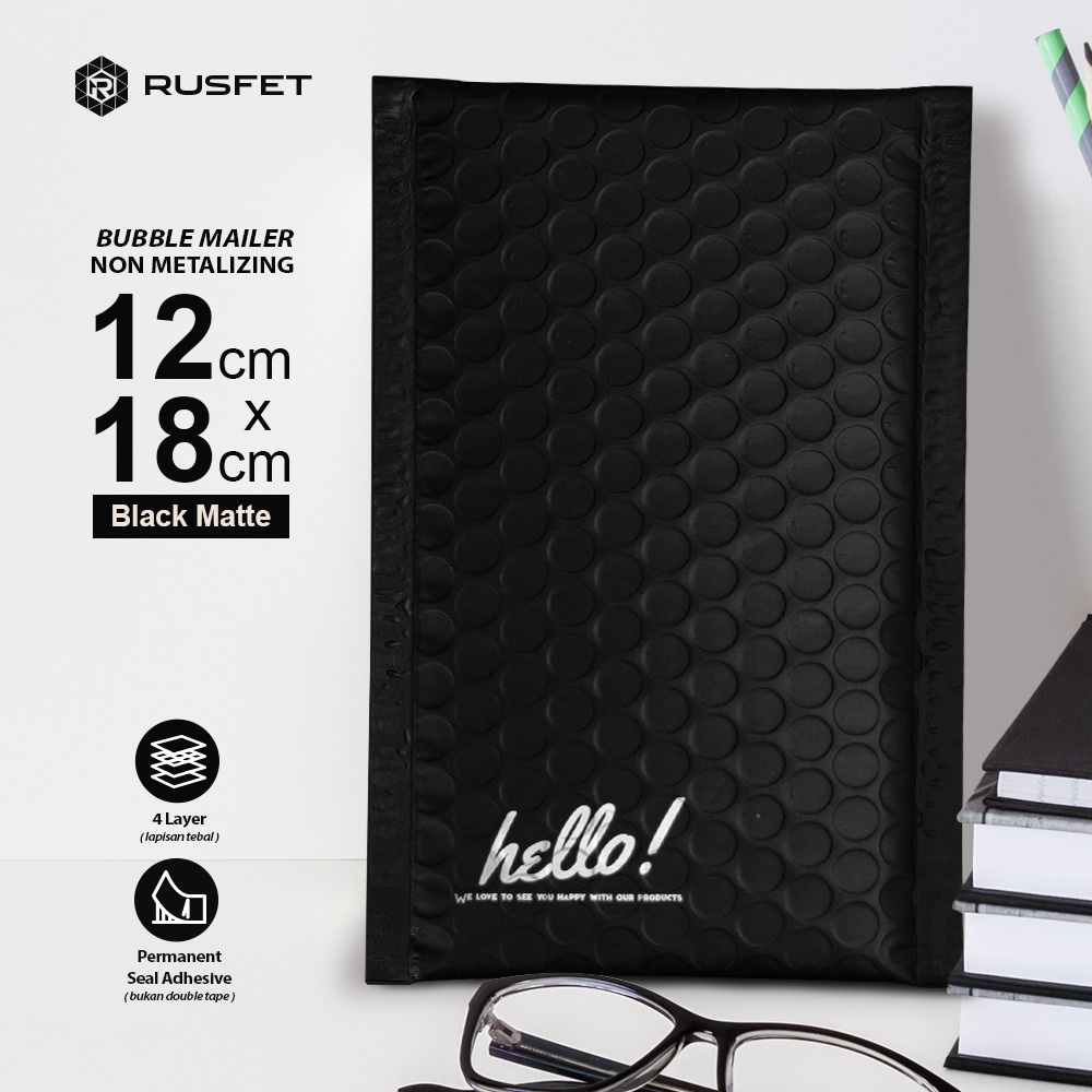 

Amplop Bubble Mailer Black 12x18 - Bubble Mailer Packing Murah Satuan
