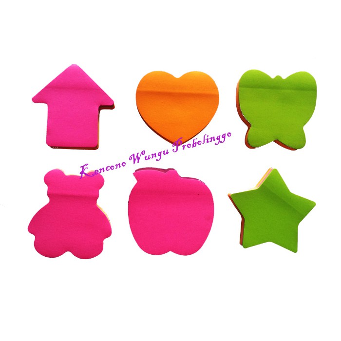 

Stick Notes Memo Tempel Bentuk Lucu 76x76mm