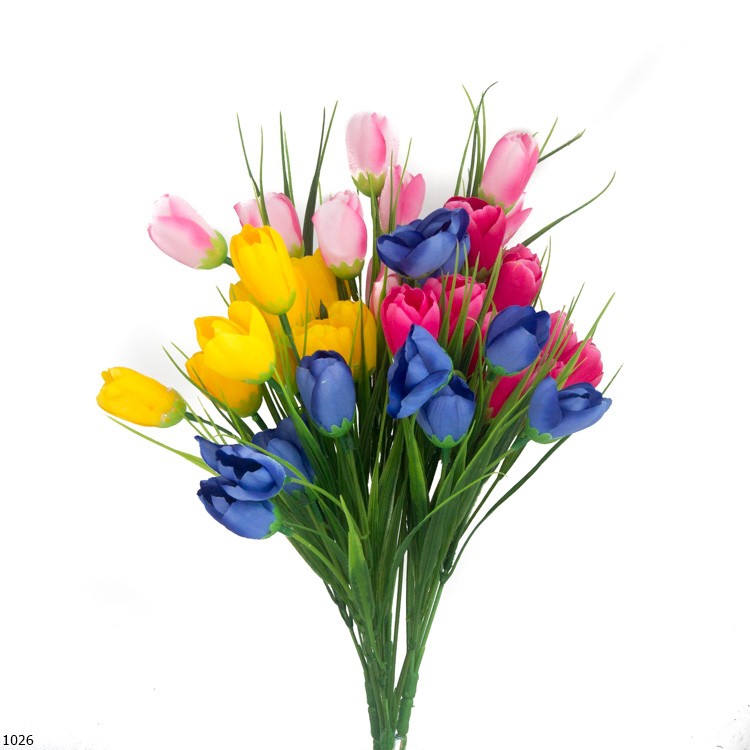 Bunga Tulip Biru  Bunga  Artifisial Tulip  1026 Shopee Indonesia