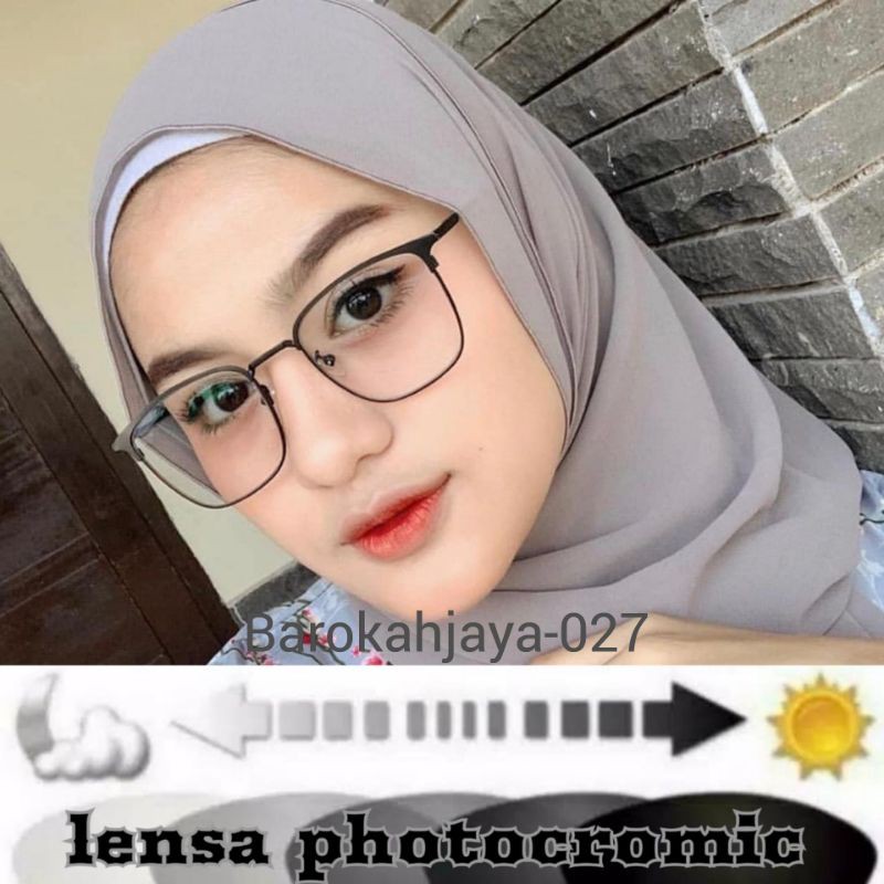 kacamata minus antiradiasi (frame+lensa) 1157
