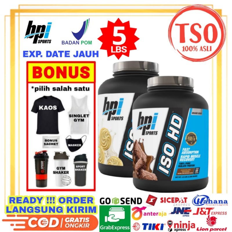BPI ISO HD 5 Lbs BPI IsoHD 5 Lbs ISO HD 5Lbs 5 Lb BPI Whey Protein Isolate 5 Lbs BPI Iso HD 5Lb Susu