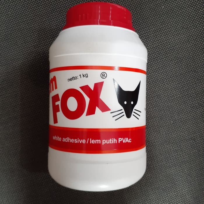 

LEM FOX PUTIH 1 KG LEM PVAC BOTOL SERBAGUNA LEM PLAMUR PLAMIR LEM KERTAS 1KG