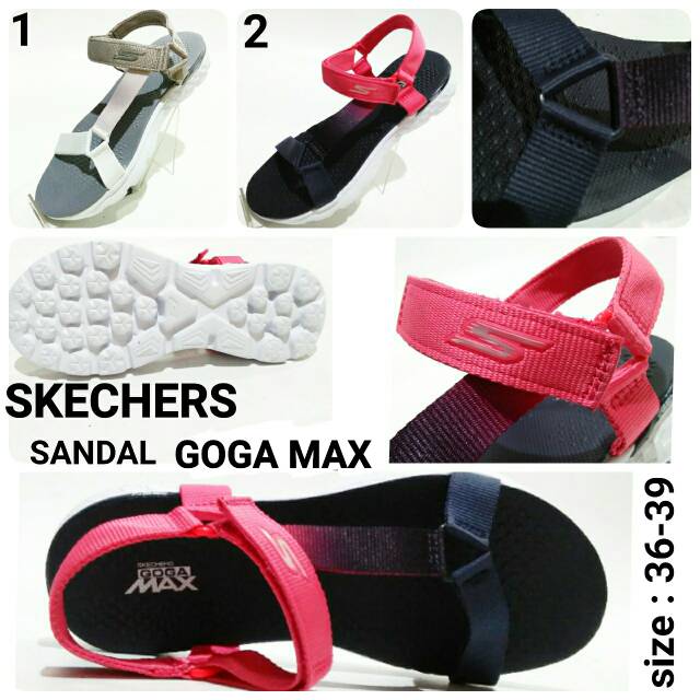 Sandal Santai Skechers Woman Goga Max Murah Dan Terbaru Skechers Original