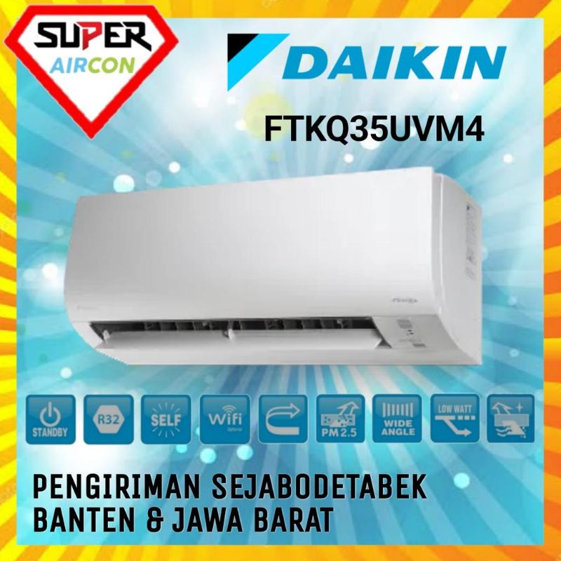AC DAIKIN 1,5 PK FTKQ 35 UNIT ONLY AC DAIKIN INVERTER 1,5 PK THAILAND