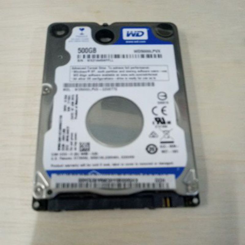 Hardisk Laptop HDD 500GB WD SATA Internal Resmi bekas Acer