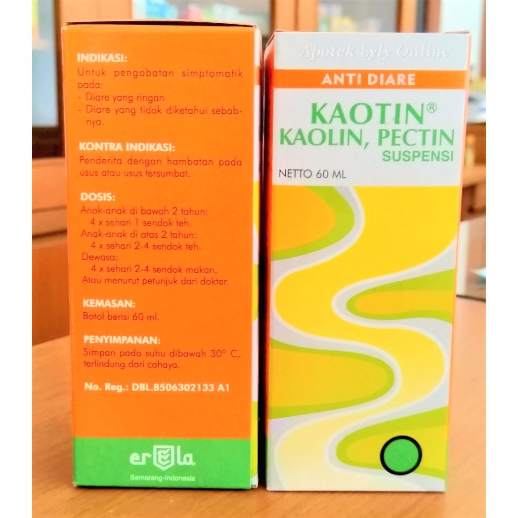 Kaotin Sirup 60 Ml - Kaolin Pektin - Obat Pencernaan Diare