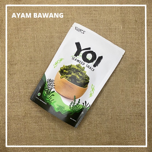 

PROMO YOI SEAWEED, cemilan rumput laut sehat