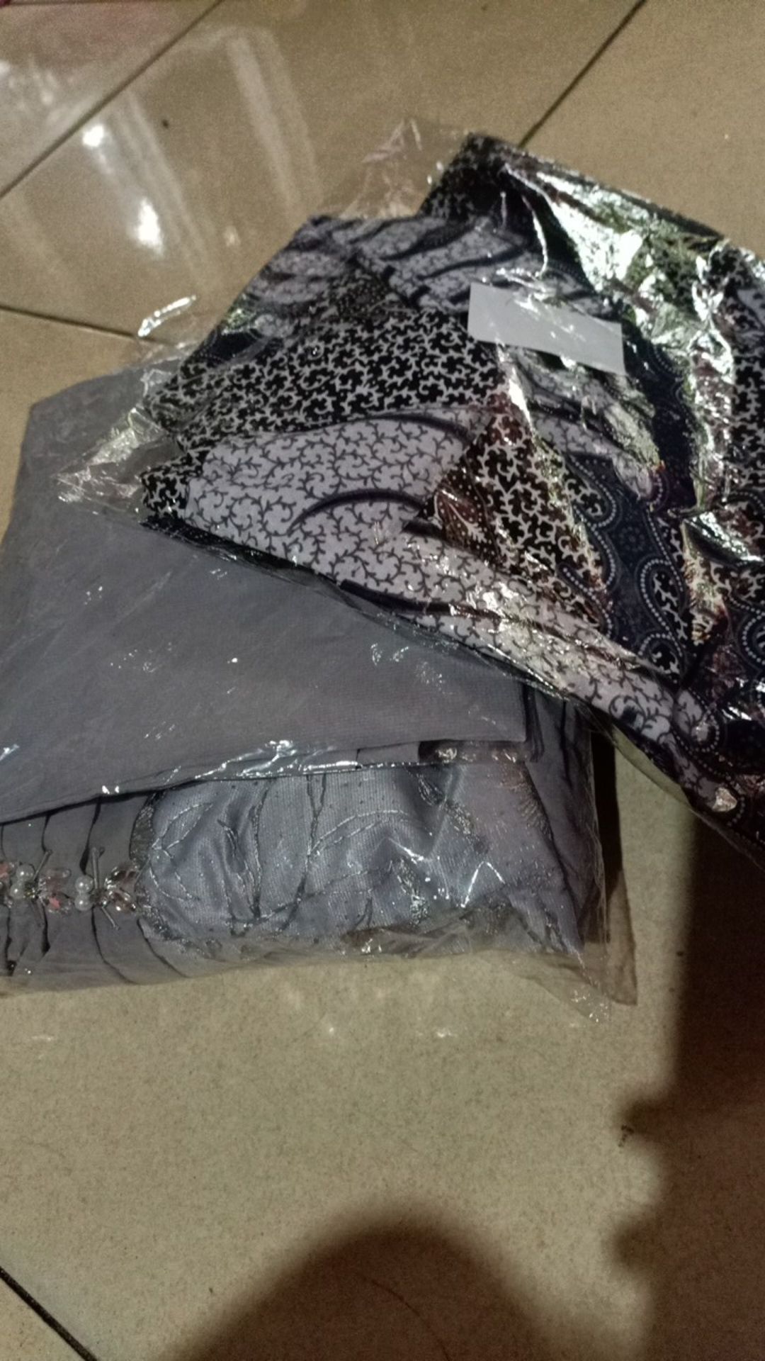 Gamis Batik Couple Aleena | Gamis Couple Modern ( Free Jilbab )